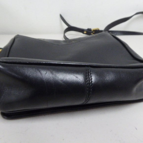 PERUZZI ITALY LEATHER CROSSBODY equestrian BAG - Picture 3 of 6